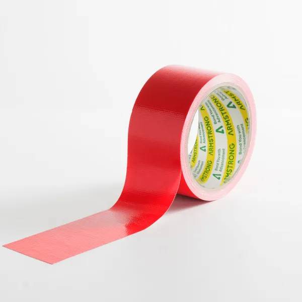 Armstrong red duct tape 48mm x 8m roll for marking repairs and sealing