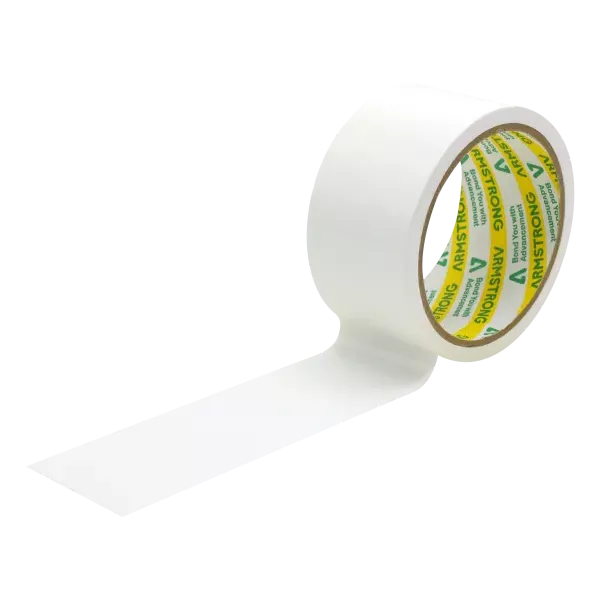 Armstrong white duct tape 48mm x 8m roll for clean repair and sealing tasks