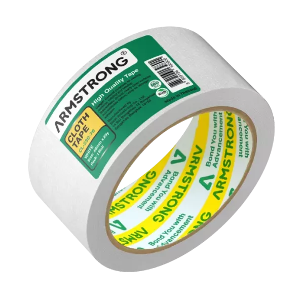 Armstrong white duct tape 48mm x 8m roll for clean repair and sealing tasks