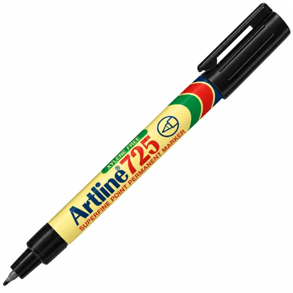Artline 725 Superfine Permanent Marker Black Artline 725 superfine permanent marker black with cap