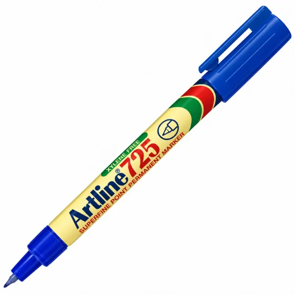 Artline 725 Superfine Permanent Marker Blue Artline 725 superfine permanent marker blue with cap
