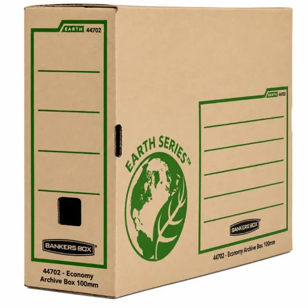 BANKERS BOX Earth Series A4 Economy Archive Box 100mm - Pack of 20 BANKERS BOX Earth Series A4 Economy Archive Box 100mm - Pack of 20