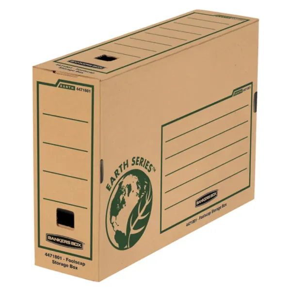 BANKERS BOX Earth Series Foolscap Archive Box 105mm - Pack of 20 BANKERS BOX Earth Series Foolscap Archive Box 105mm - Pack of 20