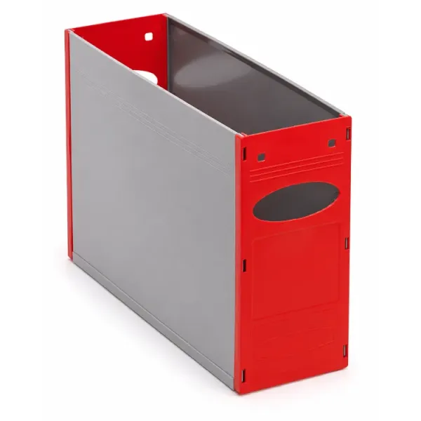 Bankers Box Solid Plastic Container Red - Pack of 4