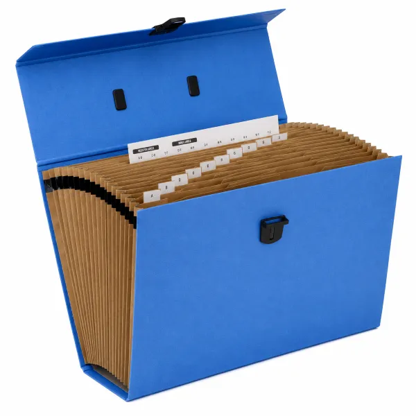 Bankers Box Handifile Expanding Organiser - Blue Bankers Box Handifile Expanding Organiser 19 Section Blue