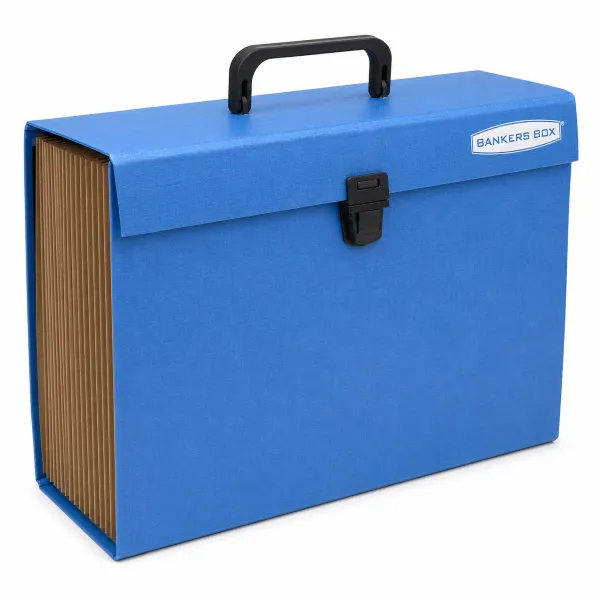 Bankers Box Handifile Expanding Organiser - Blue Bankers Box Handifile Expanding Organiser 19 Section Blue