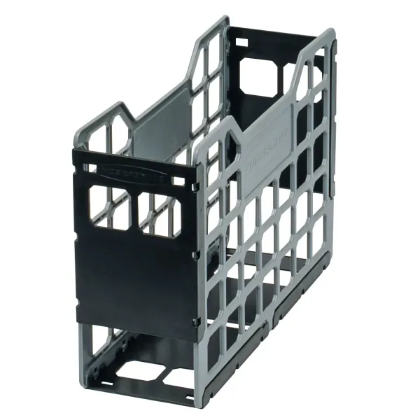 Bankers Box Slatted Econo Container Black - Pack of 4