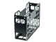 Bankers Box Slatted Econo Container Black - Pack of 4