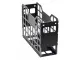 Bankers Box Slatted Econo Container Black - Pack of 4