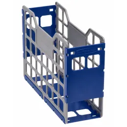 Bankers Box Slatted Econo Container Blue - Pack of 4