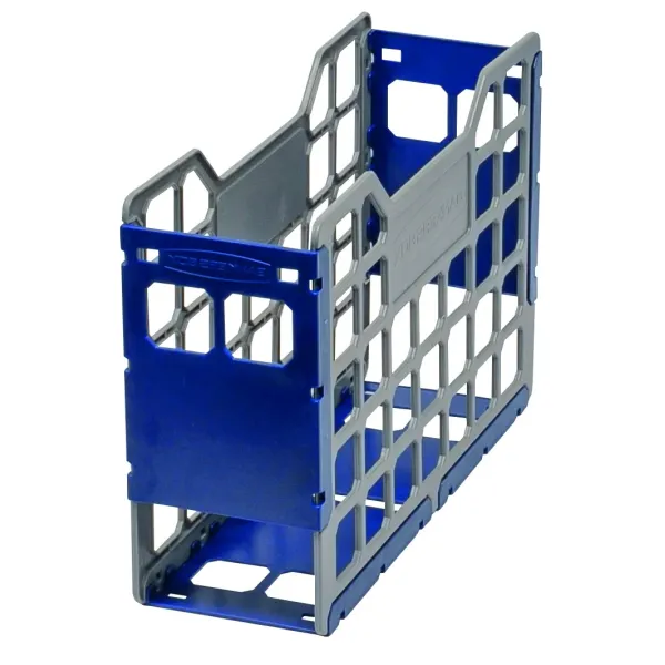 Bankers Box Slatted Econo Container Blue - Pack of 4