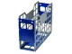 Bankers Box Slatted Econo Container Blue - Pack of 4
