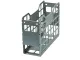 Bankers Box Slatted Econo Container Grey - Pack of 4