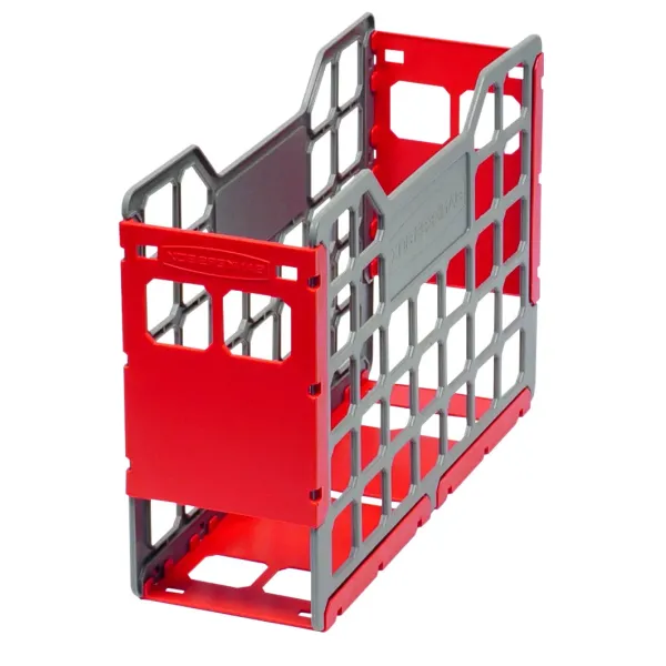 Bankers Box Slatted Econo Container Red - Pack of 4