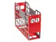 Bankers Box Slatted Econo Container Red - Pack of 4