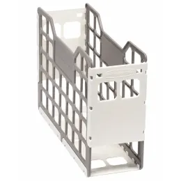 Bankers Box Slatted Econo Container White - Pack of 4