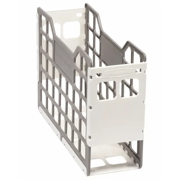 Bankers Box Slatted Econo Container White - Pack of 4