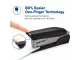 Loading instructions for a Bostitch desktop stapler showing how to refill staples