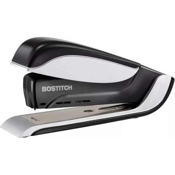 Bostitch 1140 Quantum Desktop Stapler Black/Silver Side View Bostitch 1140 Quantum black and silver desktop stapler side view