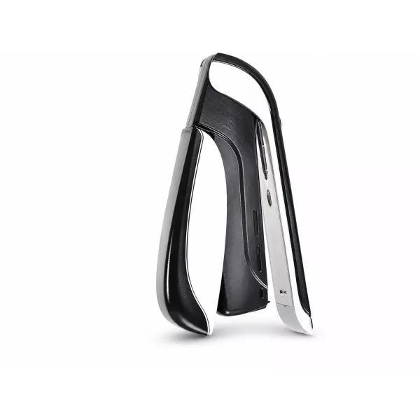 Bostitch 1140 Quantum Desktop Stapler Black/Silver Side View Bostitch 1140 Quantum black and silver desktop stapler side view
