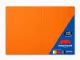 DONAU Bright Board Folders 180gsm Foolscap Orange Pack 100