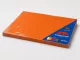 DONAU Bright Board Folders 180gsm Foolscap Orange Pack 100