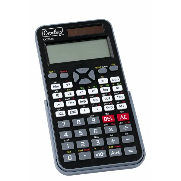 Croxley CX285ZA black scientific calculator with 285 functions in retail packaging