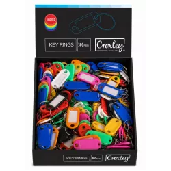 CROXLEY Standard Key Rings - Box 300