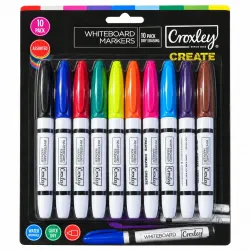 Croxley Create Whiteboard Markers 10 Pack Assorted Colours