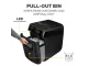 Fellowes AutoMax 150C automatic shredder showing the 32 litre pull-out waste bin