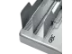 Close-up of the GBC TB500 thermal binding machine binding slot, document support and cooling tray area