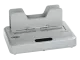 GBC TB500 heavy duty thermal binding machine in silver showing compact front angled view