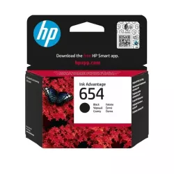 HP 654 Black Original Ink Advantage Cartridge (7FP39UE)