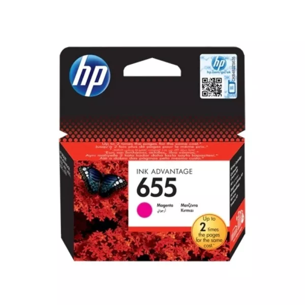 HP 655 Magenta Original Ink Cartridge (CZ111AE)