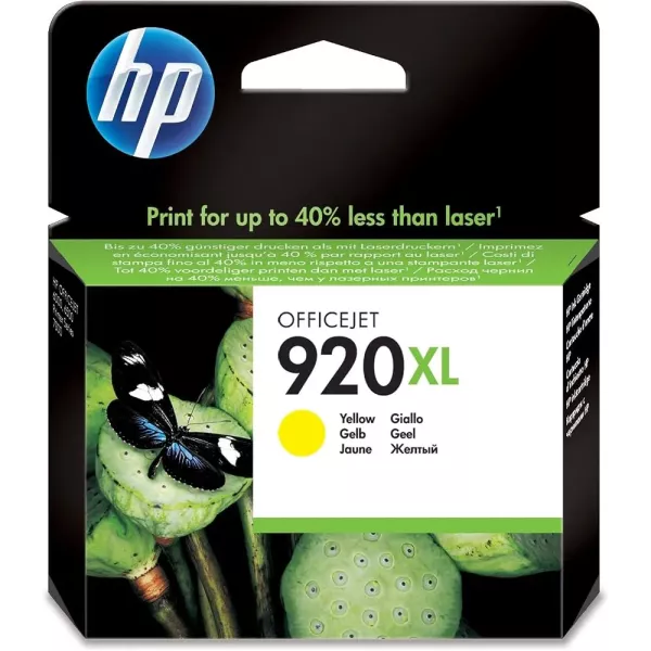 HP 920XL Yellow Original Ink Cartridge (CD974AE)