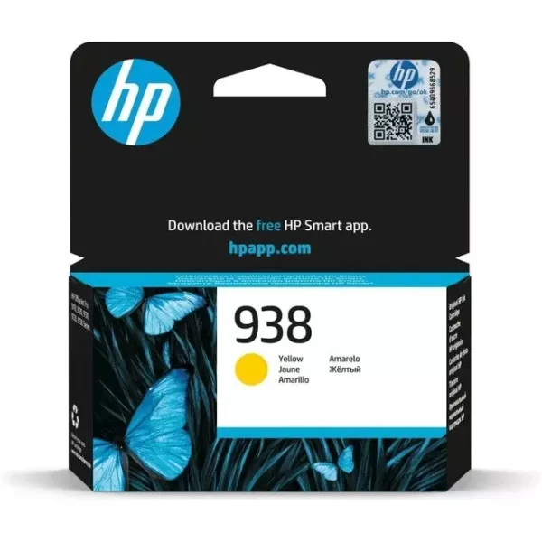 HP 938 Yellow Original Ink Cartridge (4S6X7PE) HP 938 Yellow Original Ink Cartridge (4S6X7PE)