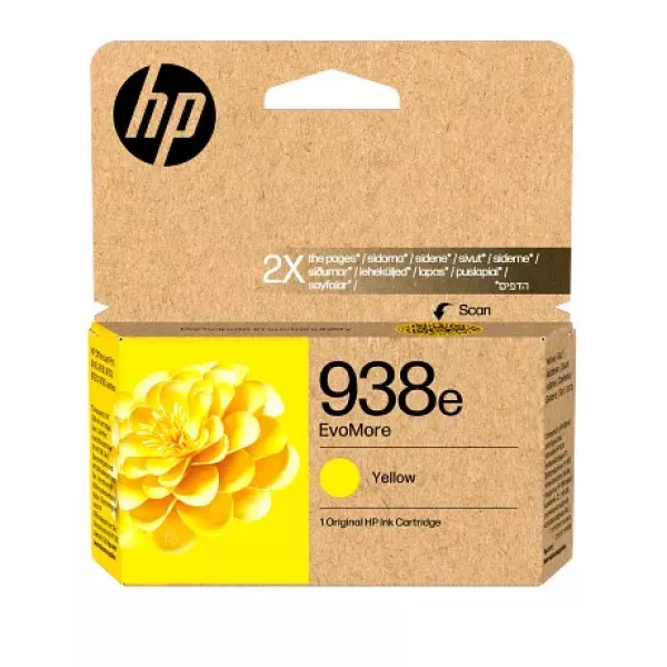 HP 938e EvoMore Yellow Original Ink Cartridge (4S6Y1PE) HP 938e EvoMore Yellow Original Ink Cartridge (4S6Y1PE)