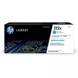 HP 212X Cyan High Yield Original Toner Cartridge (W2121X)