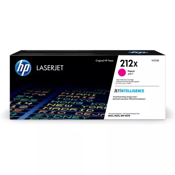 HP 212X Magenta High Yield Original Toner Cartridge (W2123X)
