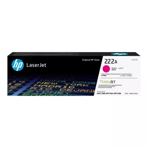 HP 222A Magenta Original Toner Cartridge (W2223A)
