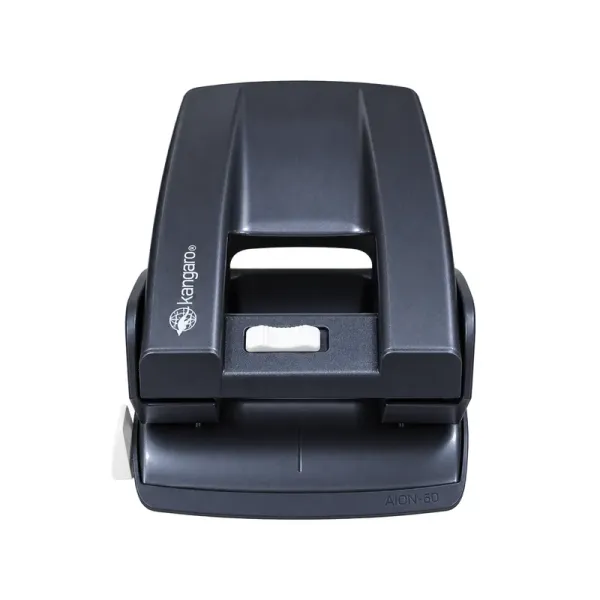 KANGARO AION-60 Heavy Duty 2-Hole Punch 60 Sheet KANGARO AION-60 heavy duty 2-hole punch with adjustable paper guide