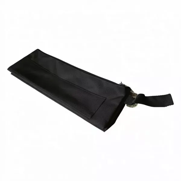 Kenzel 3 Tier Pencil Case Black front view Front view of Kenzel 3 Tier Pencil Case 33 x 11 cm in black