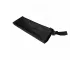 Kenzel 3 Tier Pencil Case Black open compartments Kenzel 3 Tier Pencil Case showing three zip compartments and ruler pocket in black