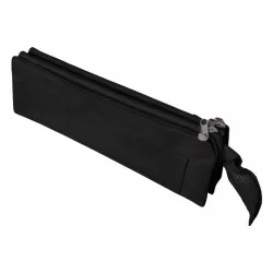 Kenzel 3 Tier Pencil Case Black front view Front view of Kenzel 3 Tier Pencil Case 33 x 11 cm in black