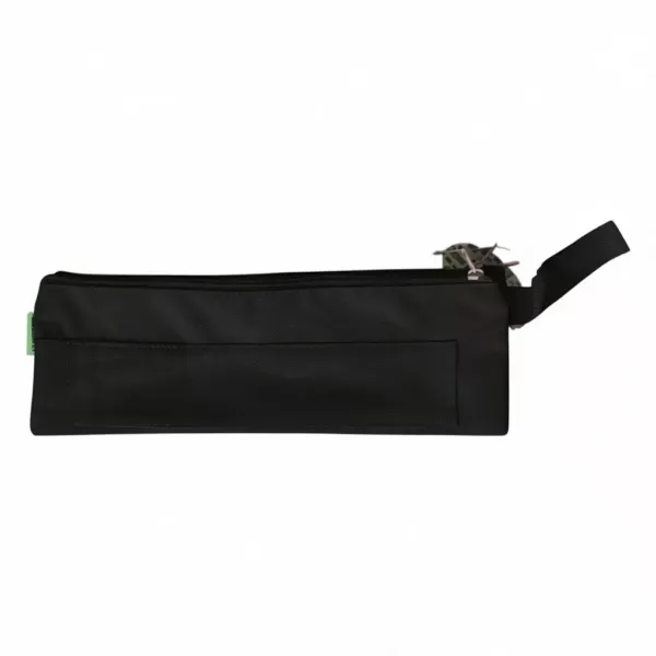 Kenzel 3 Tier Pencil Case Black front view Front view of Kenzel 3 Tier Pencil Case 33 x 11 cm in black