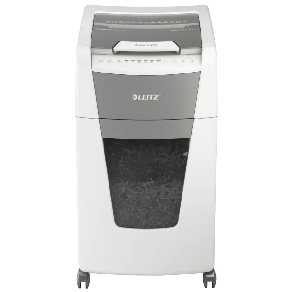 Leitz IQ Autofeed Office 300 P4 Cross Cut Paper Shredder (300 Sheet) Leitz IQ Autofeed Office 300 P4 Cross Cut Paper Shredder (300 Sheet)