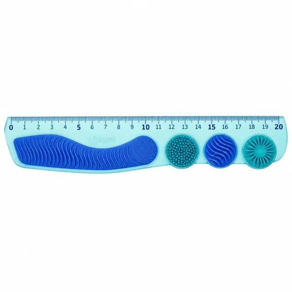Maped Kidy Learn Concentration Ruler 20cm - Blue Maped Kidy Learn Concentration Ruler 20cm - Blue