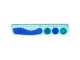 Maped Kidy Learn Concentration Ruler 20cm - Blue Maped Kidy Learn Concentration Ruler 20cm - Blue
