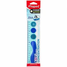 Maped Kidy Learn Concentration Ruler 20cm - Blue