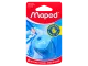 Maped Left-Handed Pencil Sharpener Blue 032210 Maped 1-Hole Left-Handed Pencil Sharpener Blue 032210